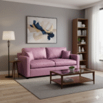 Buy Online Relaxa 2 Seater Sofa Purple in India