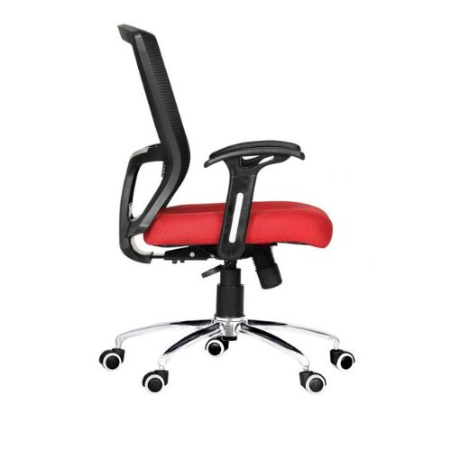 Ergonomic Chair for Office With Red Seat