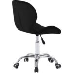 Fabric Chair Black Revolving