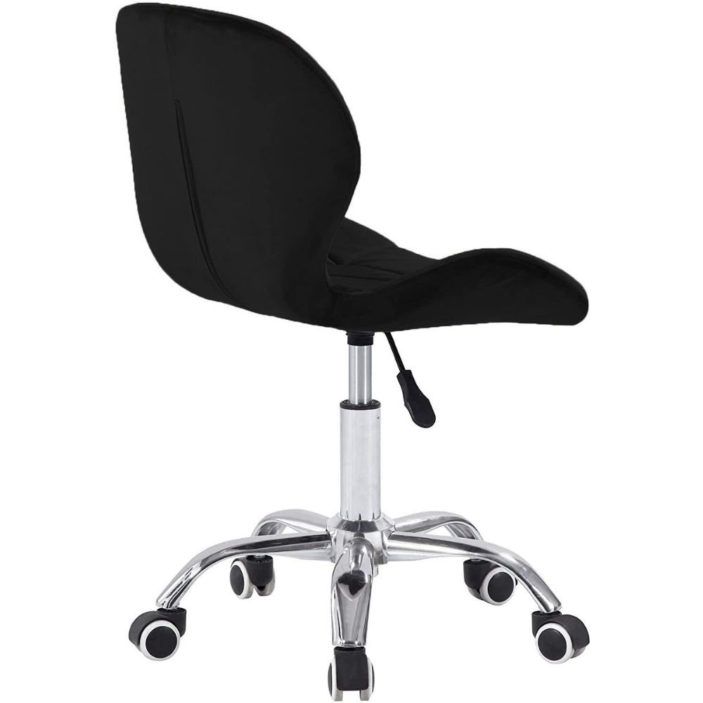 Fabric Chair Black Revolving Fabric Chair Black Revolving