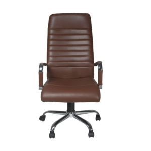 sleek office chair brown