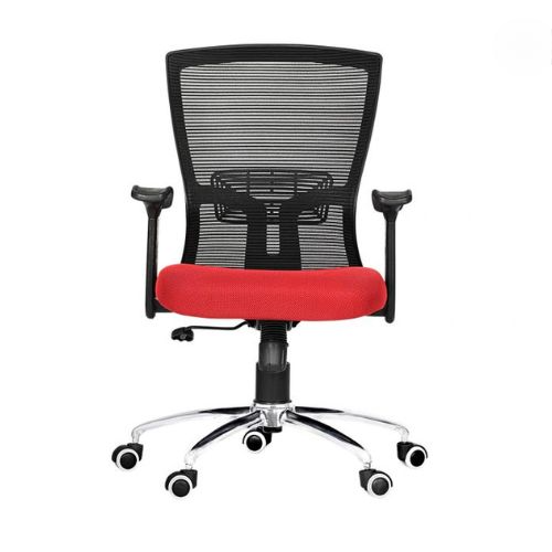 Ergonomic Chair for Office With Red Seat
