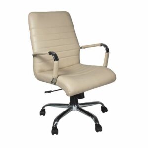 Mid Back Office Chair Beige