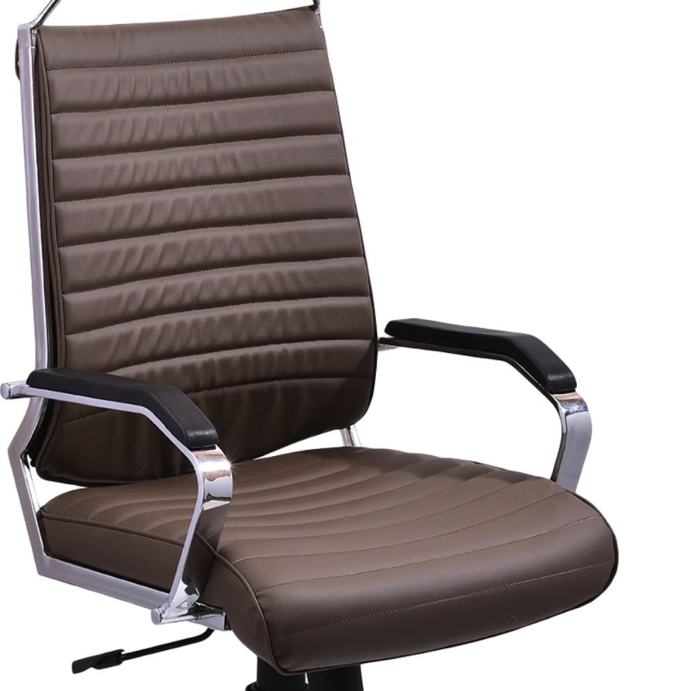 Vassio High Back Chair Brown Colour Vassio High Back Chair Brown Colour