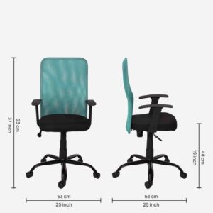 Breathable Mesh Chair MB88 Green-Black » Vassio