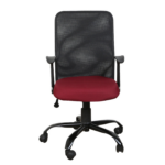 Breathable Mesh Chair MB88 Black-Maroon