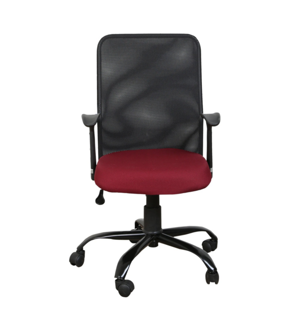 Breathable Mesh Chair MB88 Black-Maroon