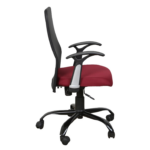 Breathable Mesh Chair MB88 Black-Maroon