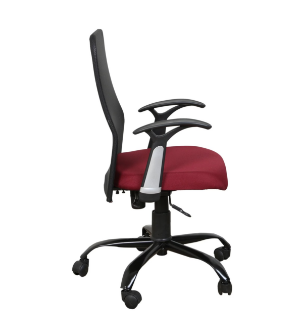 Breathable Mesh Chair MB88 Black-Maroon