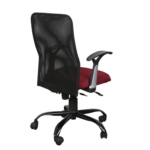 Breathable Mesh Chair MB88 Black-Maroon