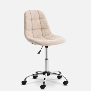 Fabric Guest Chair Cream R-01