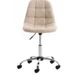Fabric Guest Chair Cream R-01