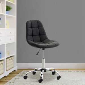 Fabric Guest Chair Dark Grey R-01