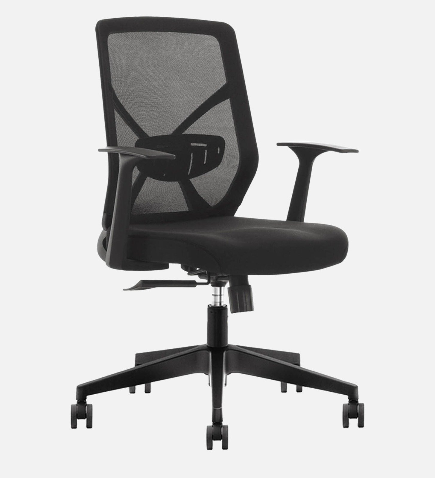 Breathable Mesh Ergonomic Black Chair » Vassio Mesh Ergonomic Black Chair MB77