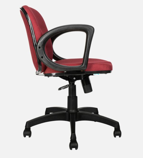 Maroon Fabric Chair Medium Back LB008RM