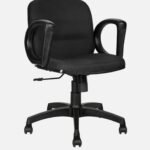 Black Fabric Ergonomic Chair