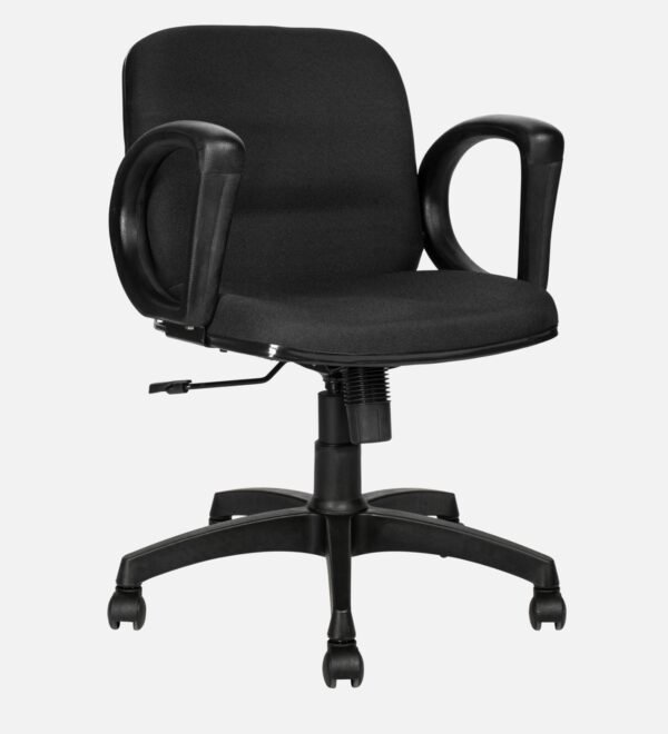 Black Fabric Ergonomic Chair