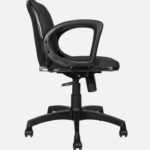Black Fabric Ergonomic Chair