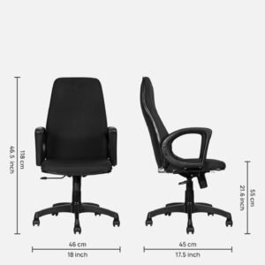 Buy Best Office Chair for Back Pain in Black