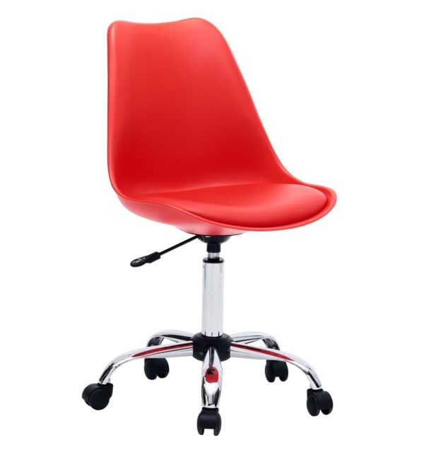 Guest Revolving Chair Red Vassio