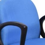 Blue Fabric Chair Medium Back by Vassio