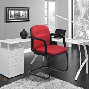 Vassio Fixed Chair in Red
