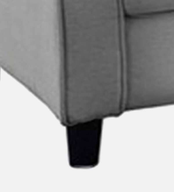 Plush Velvet 1 Seater Sofa Grey