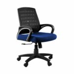 Multipurpose Study Chair Blue Black