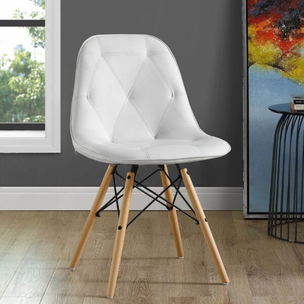 Restaurant Chair White Colour Vassio