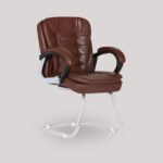Shop Online Belora Fixed Office Chair Brown by Vassio