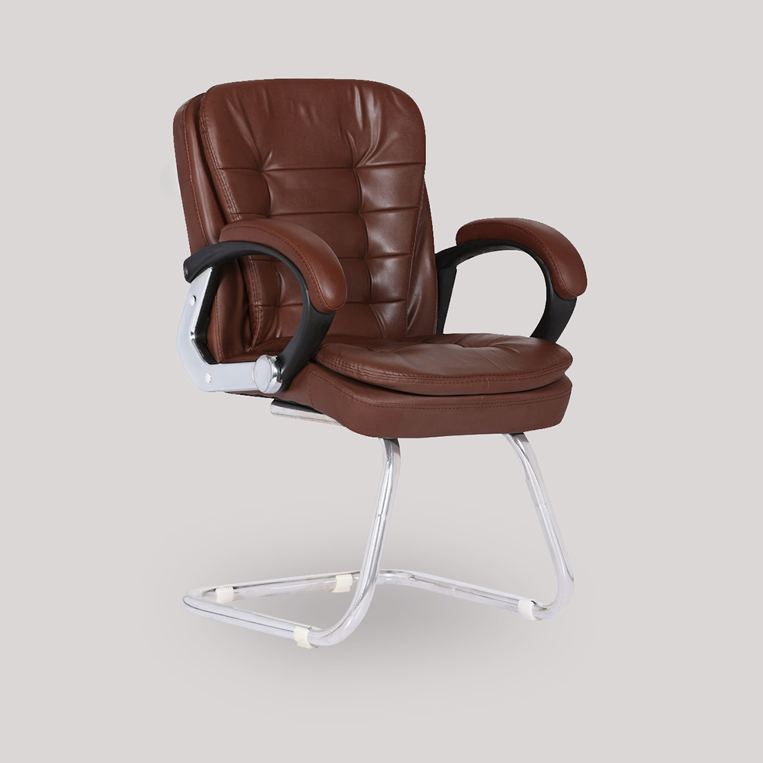 Shop Online Belora Fixed Office Chair Brown by Vassio