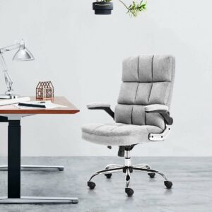 Ergonomic Fabric Boss Chair Grey