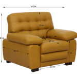 Vassio Comfy Single Seater Sofa