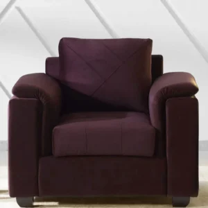 Shop Online Harmony 1 Seater Sofa Wine Red - Vassio