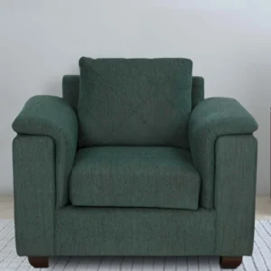 Shop Harmony One Seater Sofa Green from Vassio India