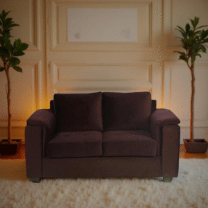Shop Harmony Fabric Sofa 2 Seater Wine Red Colour - Vassio