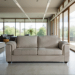 Harmony Fabric Sofa 3 Seater - Beige