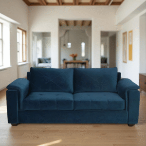 Bring home luxury with the Harmony Fabric 3 Seater Sofa in Blue. Premium fabric, modern design, and unmatched comfort from Vassio Furniture.