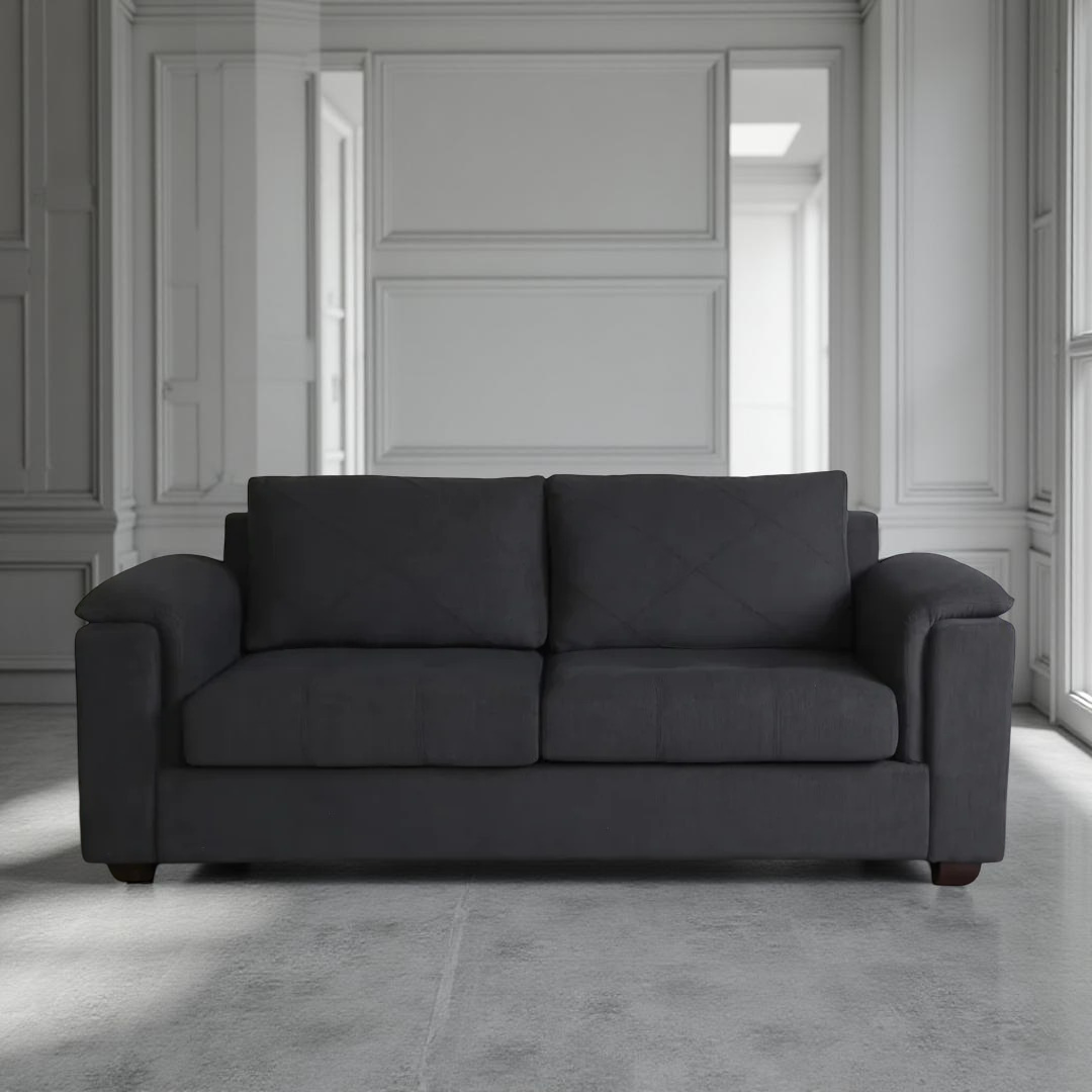 Harmony Fabric Sofa 3 Seater – Grey Buy Harmony Fabric Sofa 3 Seater – Grey online in India
