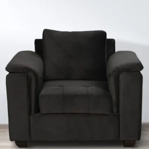 Shop Online Harmony Single Seater Sofa Dark Grey | Vassio