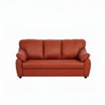 Shop Luxuria Three Seater Sofa in Tan colour
