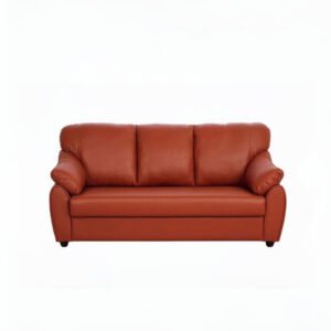 Shop Luxuria Three Seater Sofa in Tan colour