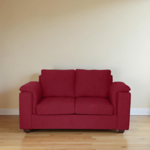 Shop Online Harmony Fabric 2 Seater Sofa Red