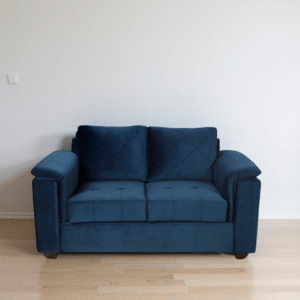 Shop Harmony Fabric Sofa 2 Seater Blue - Vassio
