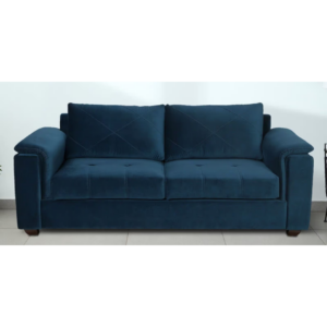 Harmony Fabric Sofa 3 Seater Blue