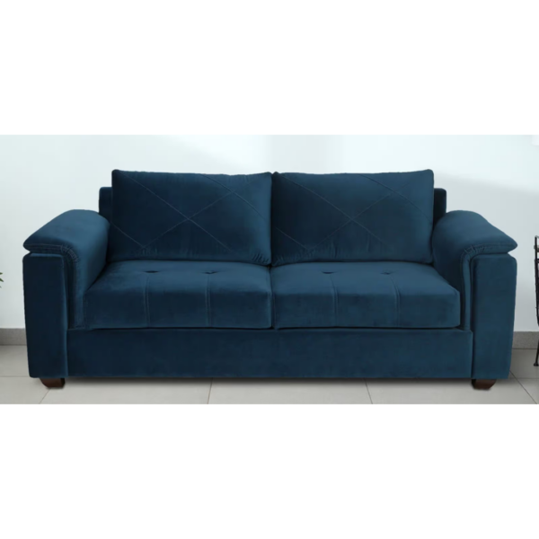 Harmony Fabric Sofa 3 Seater - Blue