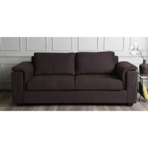 Harmony Fabric Sofa 3 Seater Brown