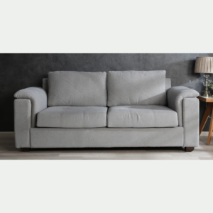 Harmony Fabric Sofa 3 Seater Light Grey
