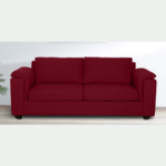 Harmony Fabric Sofa 3 Seater - Red