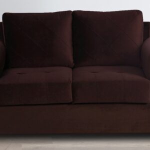 Harmony Fabric Sofa 3 Seater – Wine Sofa - Vassio